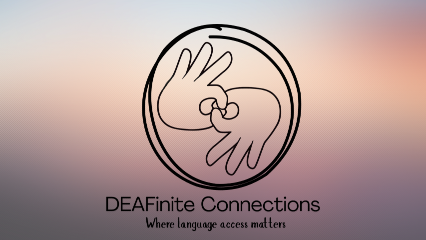 DEAFinite Connections logo